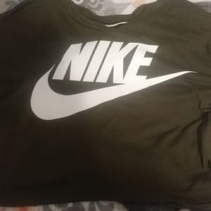 Olive green Nike shirt
